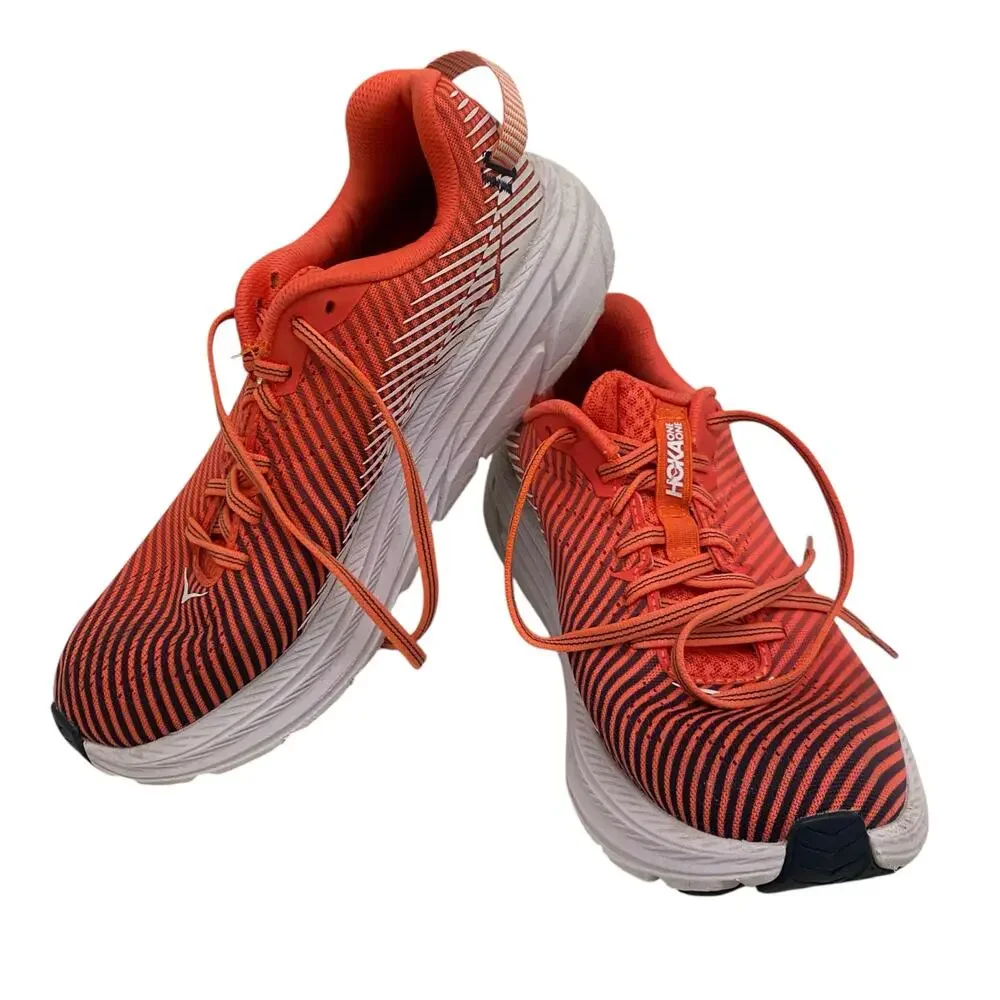 Hoka One One Rincon 2 Women's Orange Running Shoes Size 8 Lightweight